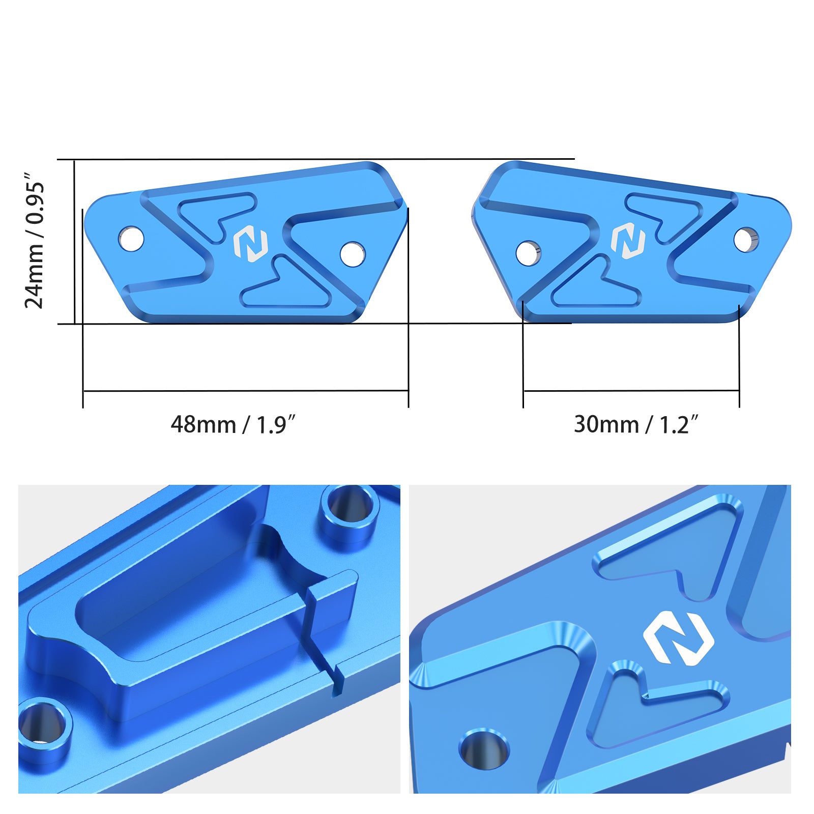 Front Rear Brake Reservoir Cover Cap For Surron Light Bee X/ S/ L1E Segway X160 X260