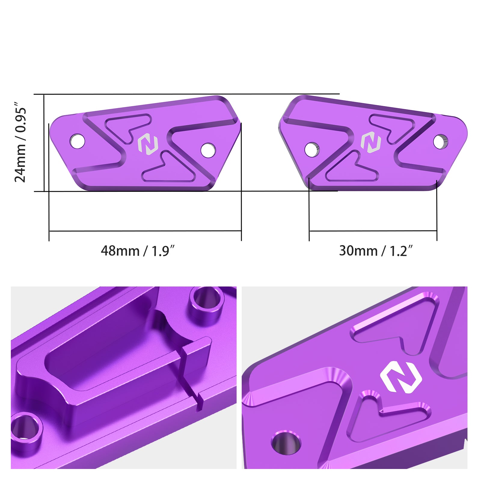 Front Rear Brake Reservoir Cover Cap For Surron Light Bee X/ S/ L1E Segway X160 X260