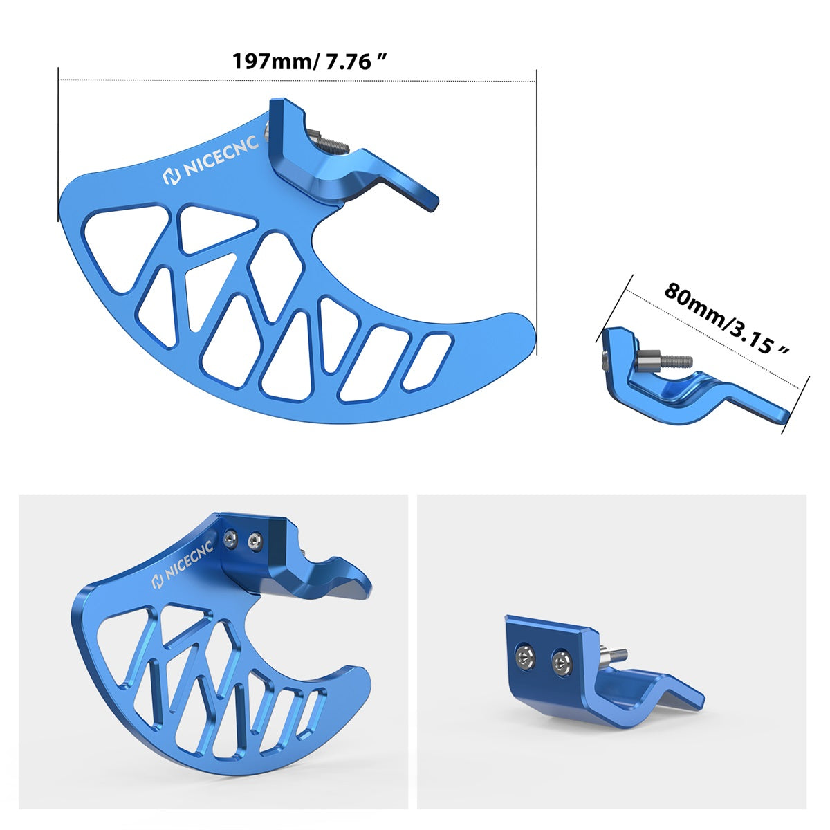 Front Brake Caliper Guard & Disc Guard For Surron Light Bee Segway X160 X260