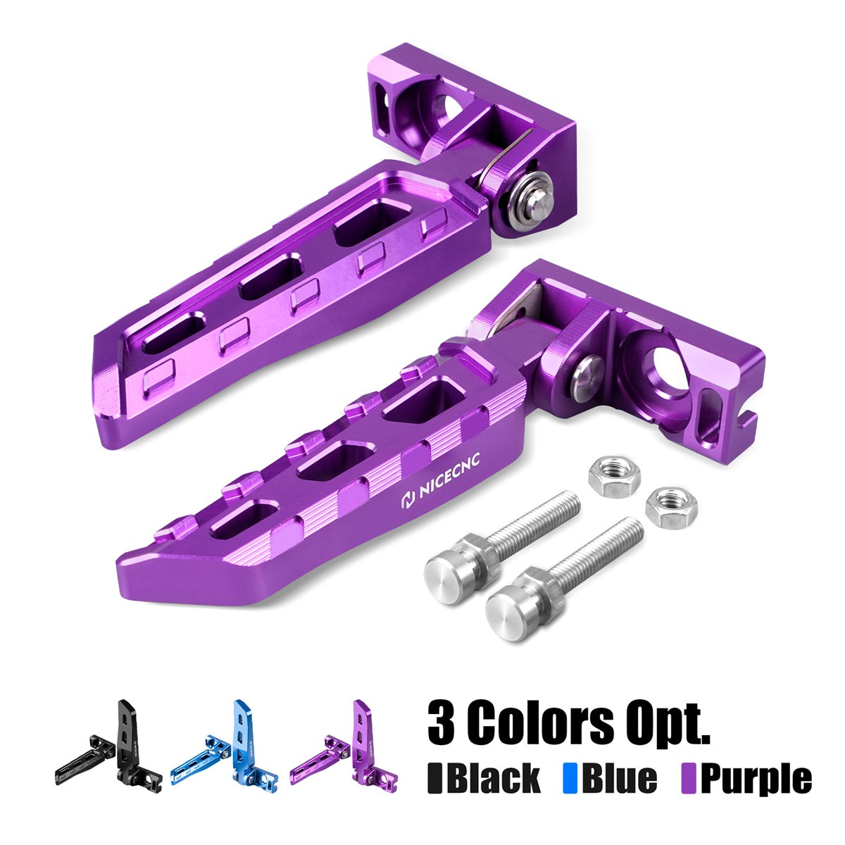 Chain Tensioner Adjuster Blocks & Rear Stund Pegs For Surron Light Bee X/ S/ L1E Segway X160 X260