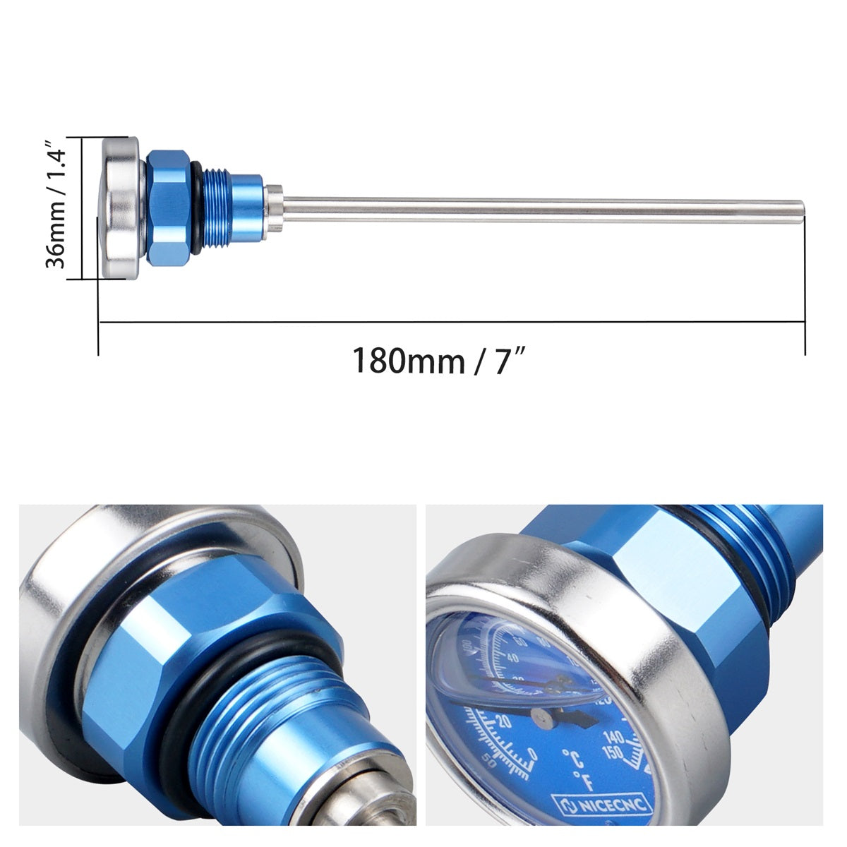 Oil Temperature Dipstick For Suzuki DRZ400/E/S/SM 2000-2024