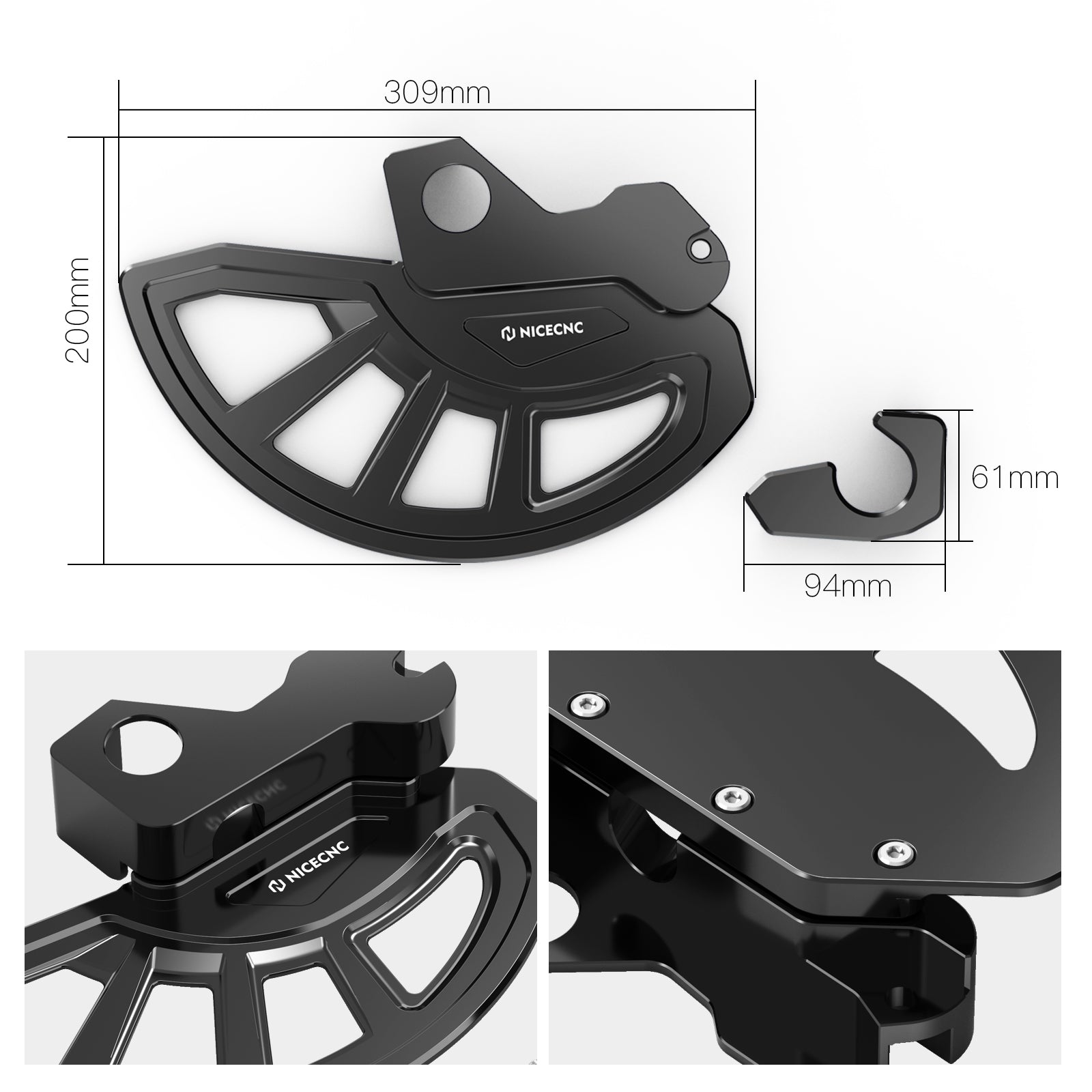 Front Brake Disc Guard For Suzuki DRZ400SM 2005-2024