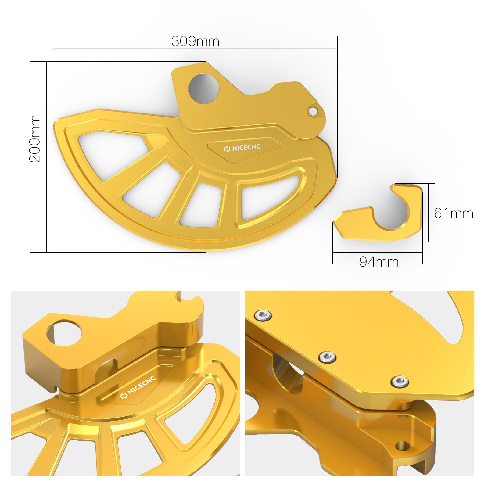 Front Brake Disc Guard For Suzuki DRZ400SM 2005-2024