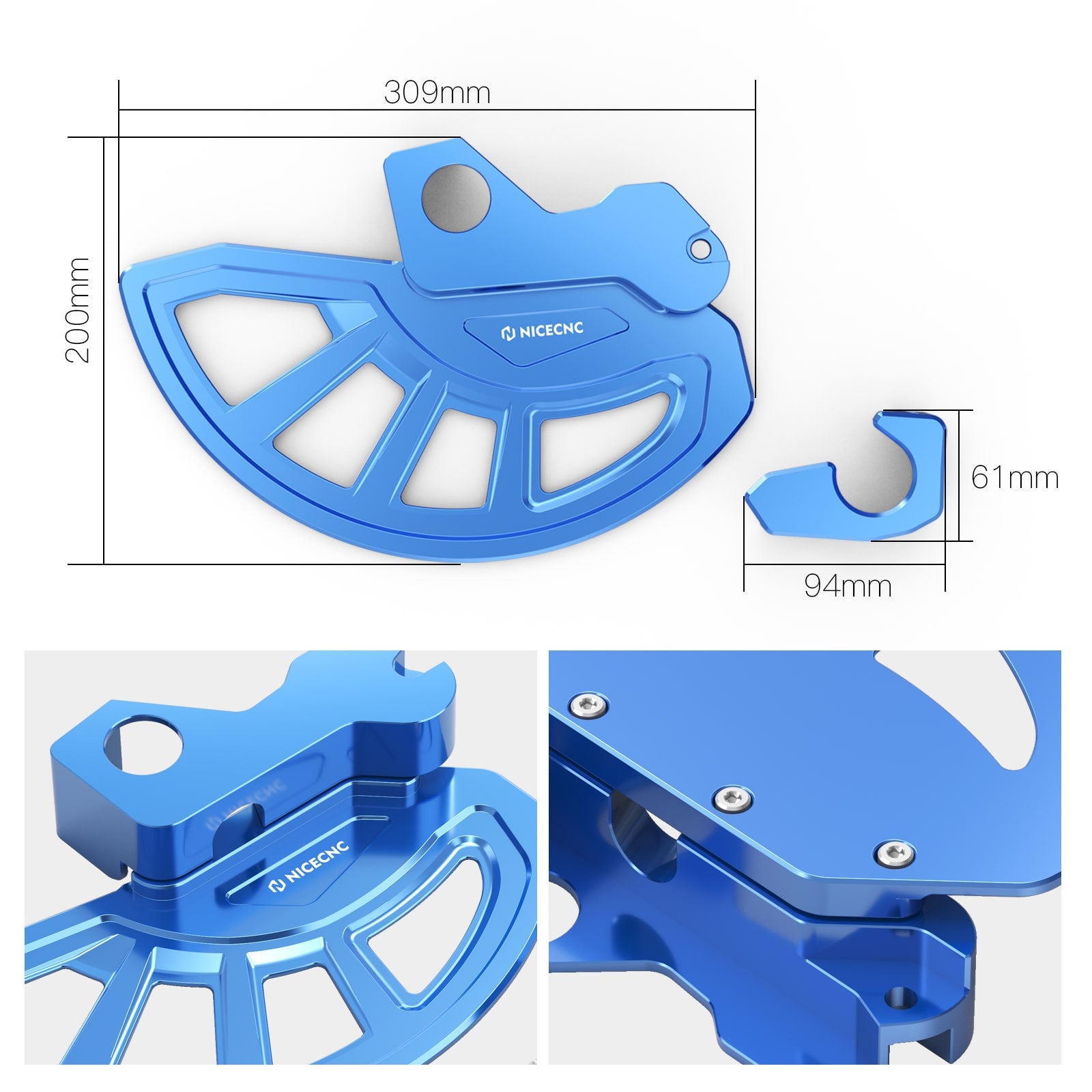 Front Brake Disc Guard For Suzuki DRZ400SM 2005-2024