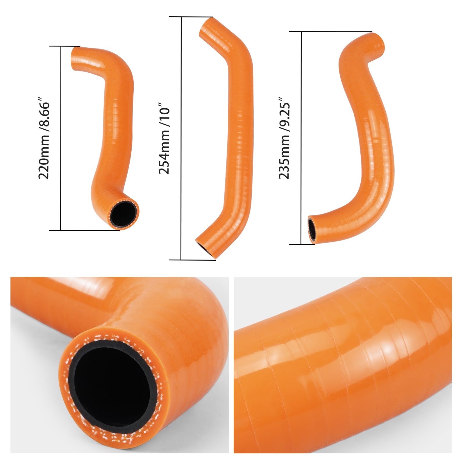 Silicone Radiator Hose Kit For 250 350 KTM XCF SXF Husqvarna FC FX FE Gas Gas 2024