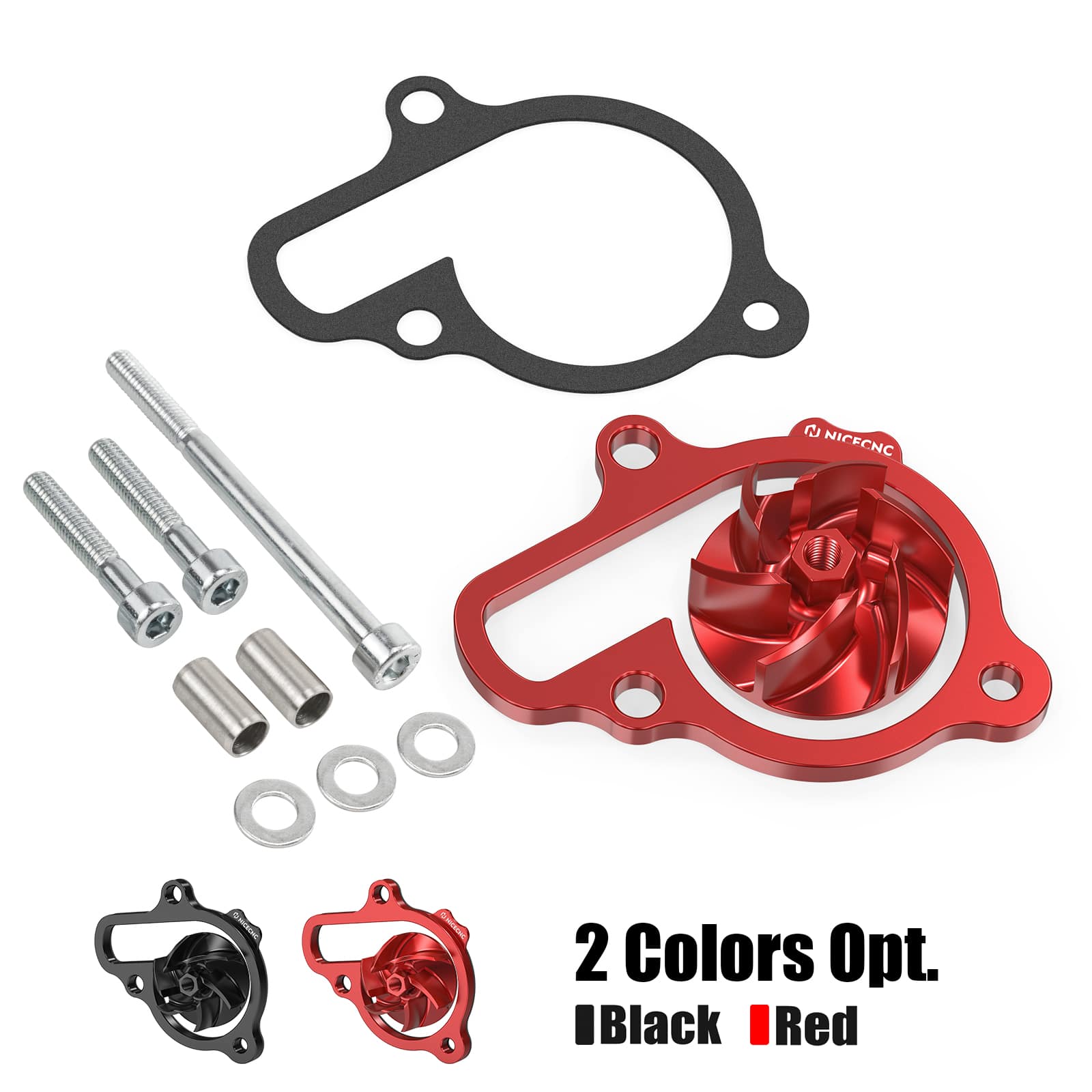 Oversized Water Pump Impeller Cooler Spacer Kit For Honda CRF 450R 2021-2025