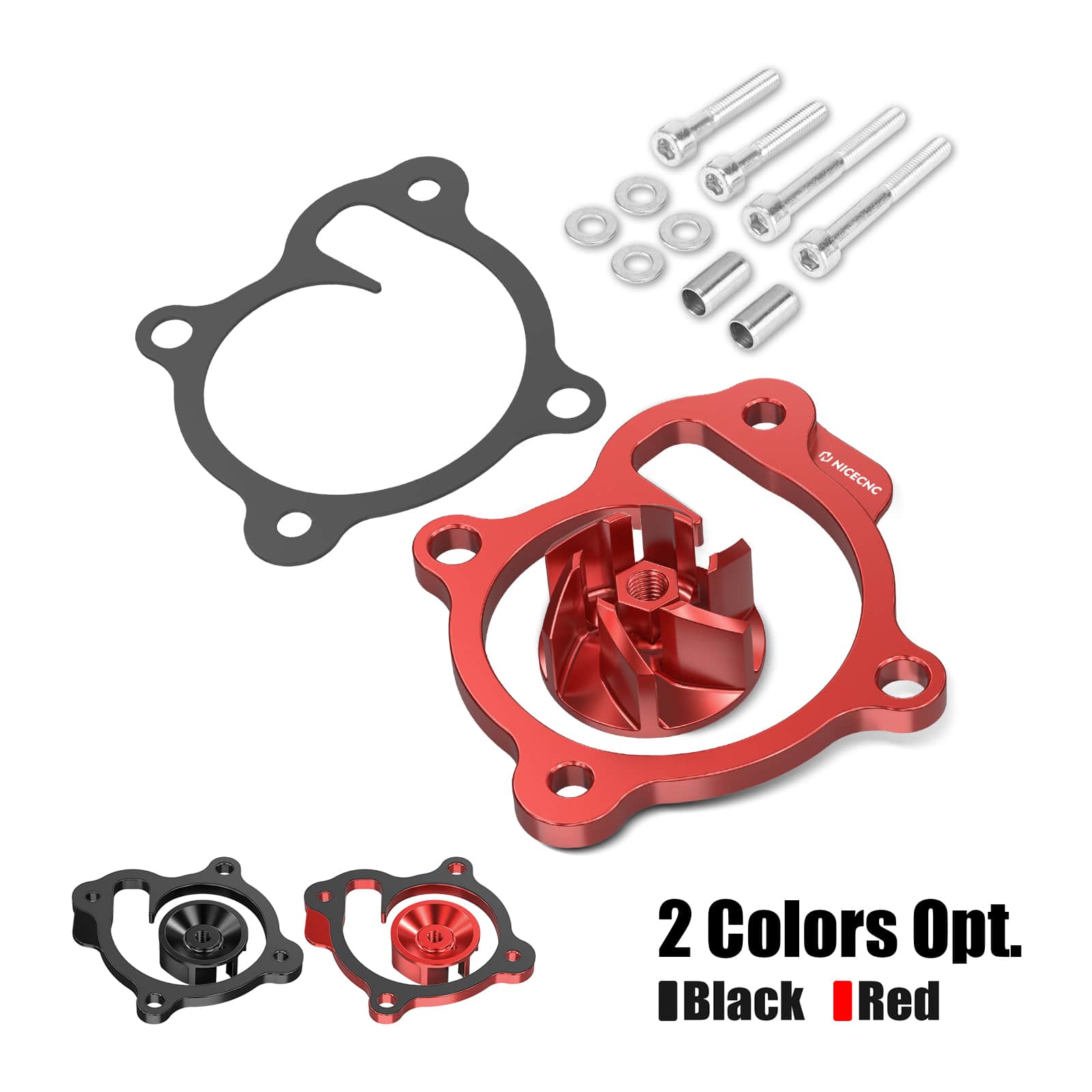 Oversized Water Pump Impeller Cooler Spacer Kit For Honda CRF 250R / RX 2018-2025