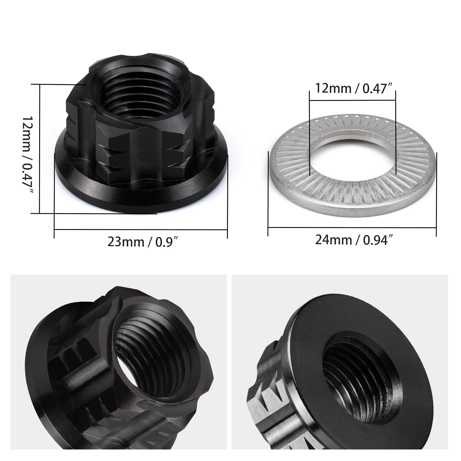 Chain Tensioner Adjuster Blocks Rear Axle Nut Wheel Spacers For Surron Light Bee Segway X160 X260