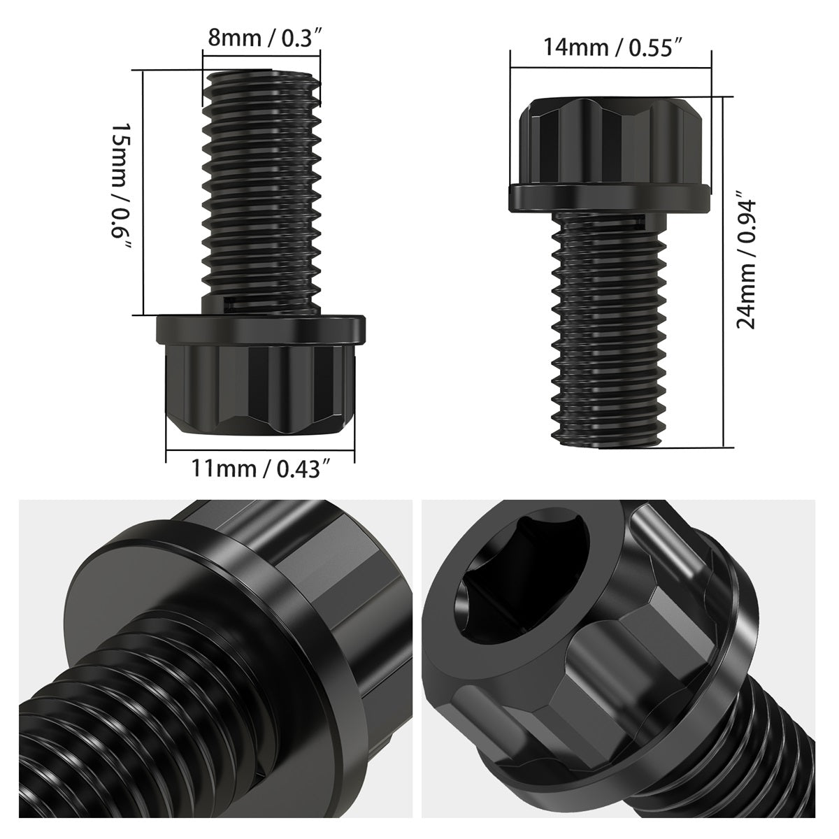 58T Rear Sprocket & Sprocket Bolts For Surron Light Bee Segway X160 X260