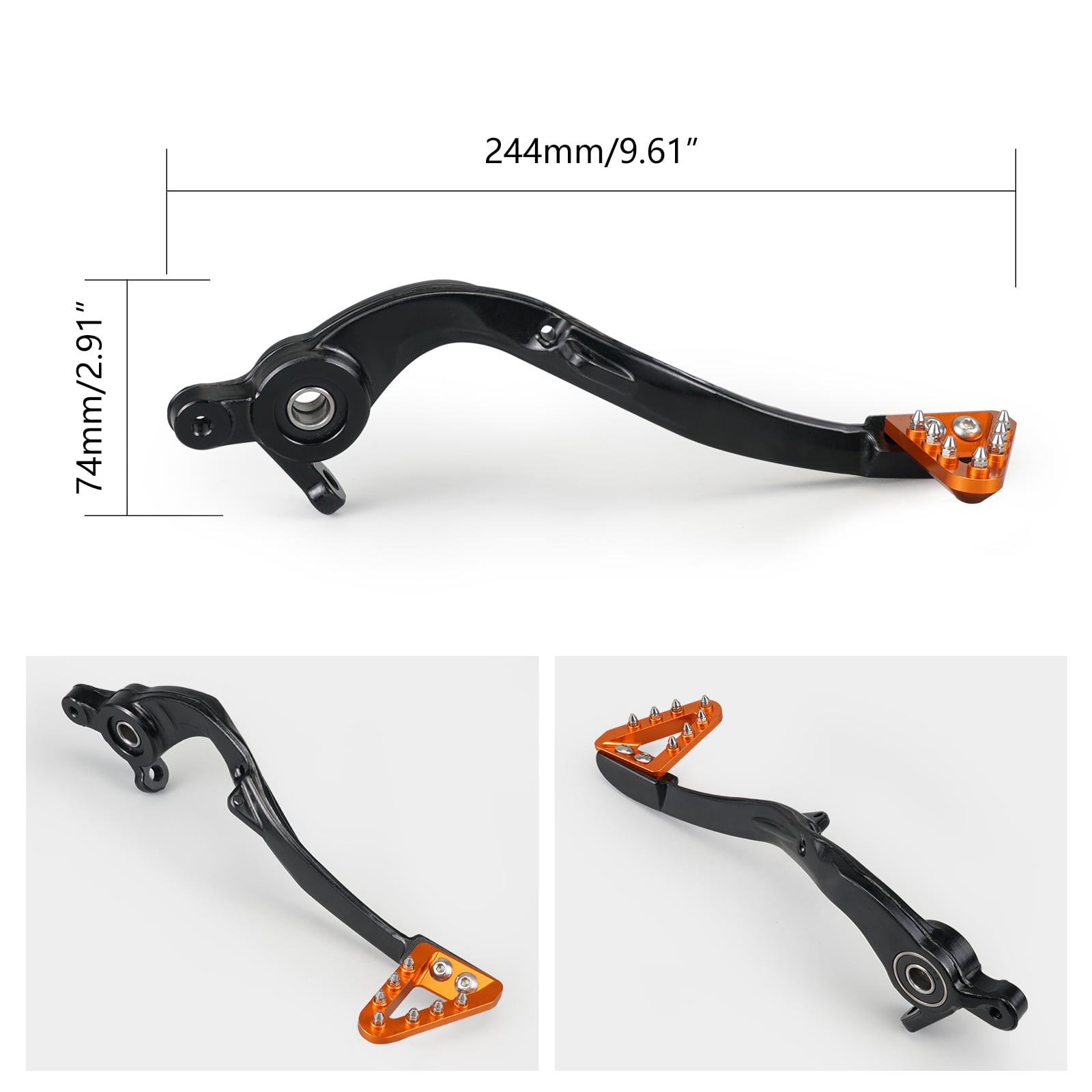 Forged Gear Shift Lever with Adjustable Brake Pedal Lever Kit For KTM HUSQVARNA GASGAS 2023-2024