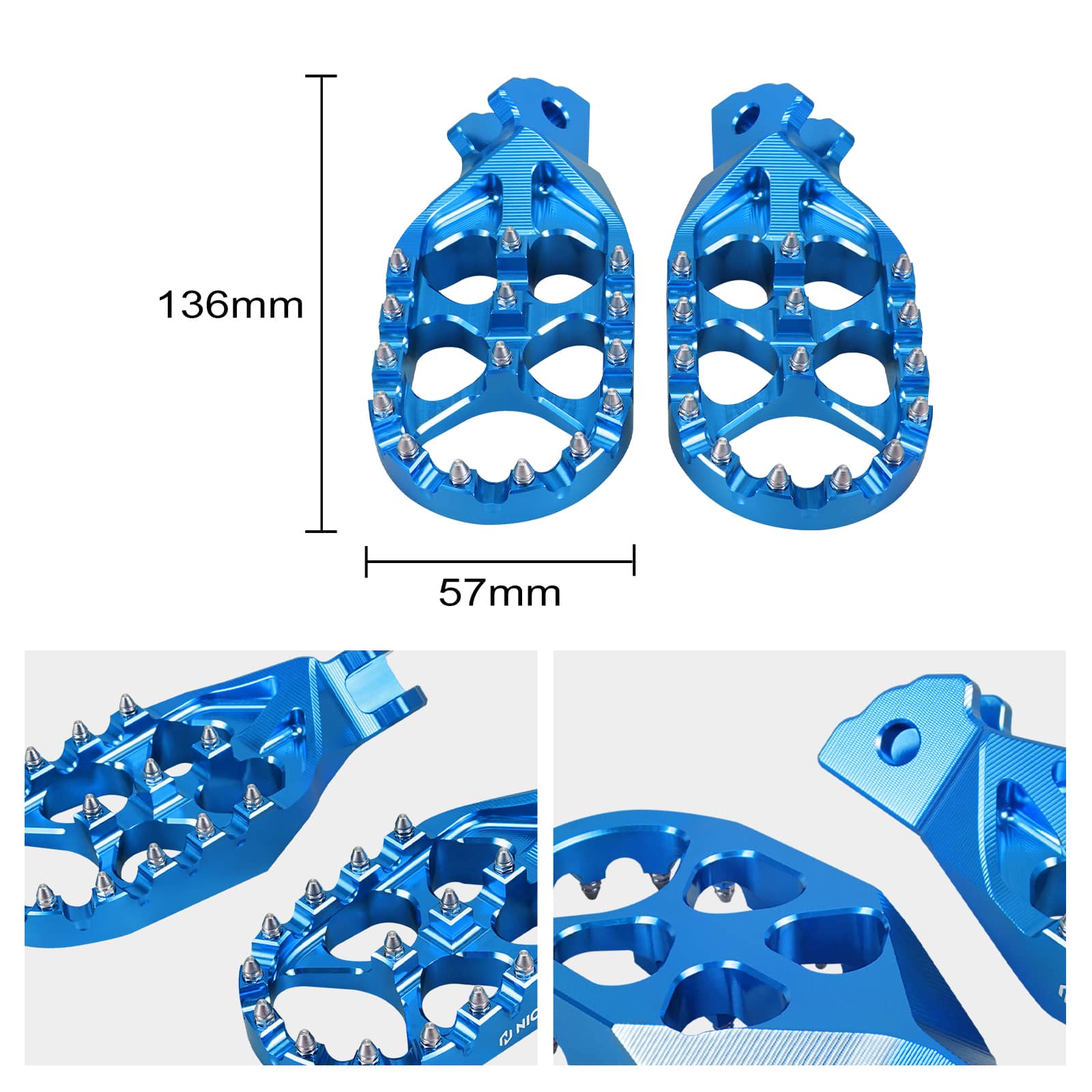 Enlarged Foot Pegs Footrest For Surron Light Bee X/ S/ L1E  Segway X160 X260