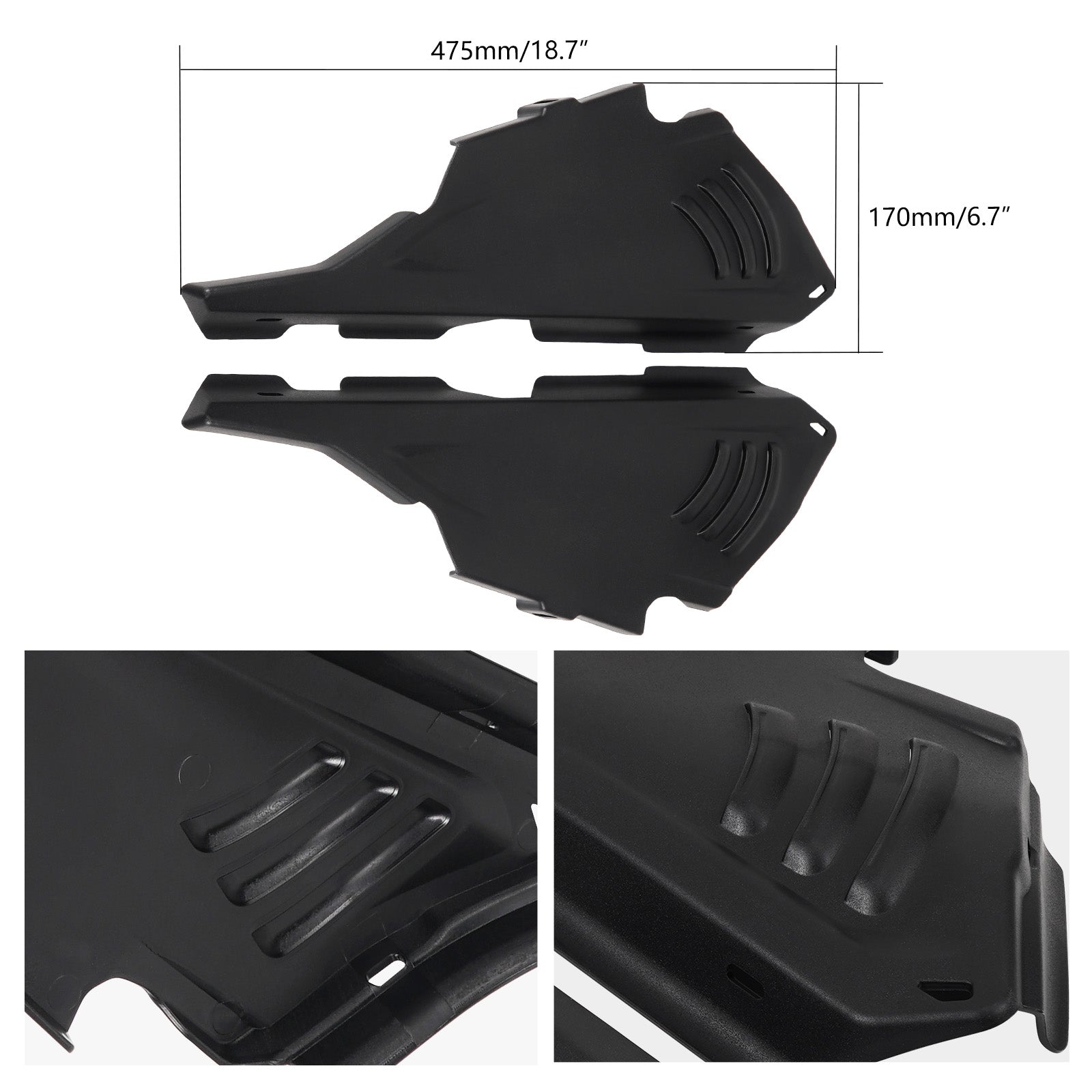 Rear Frame Side Panel Guards For BMW R1250GS 2018-2023 R1200GS 2013-2018