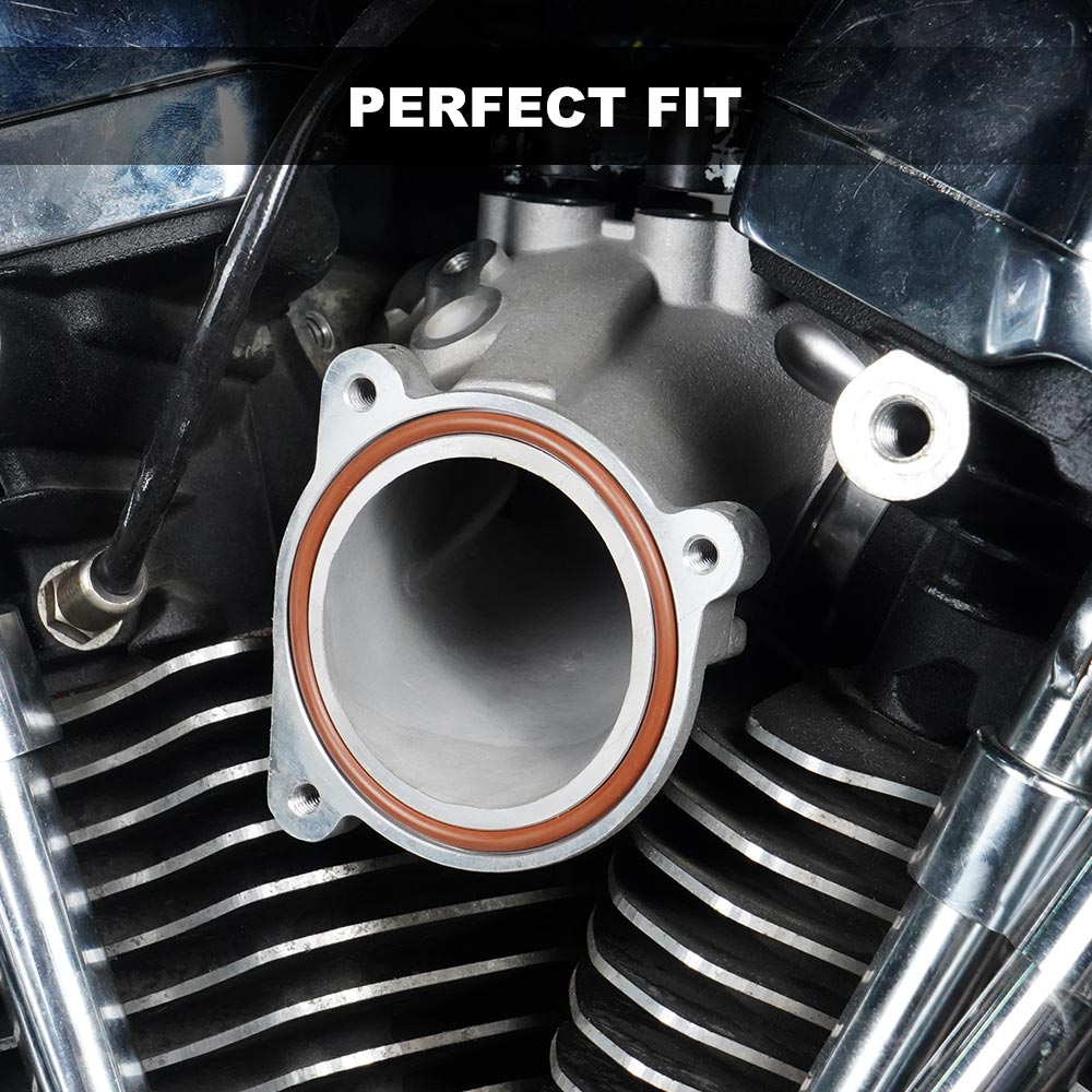 57mm M8 Engine Air Intake Manifold For Harley Road King Street Glide 55mm Stock Manifold