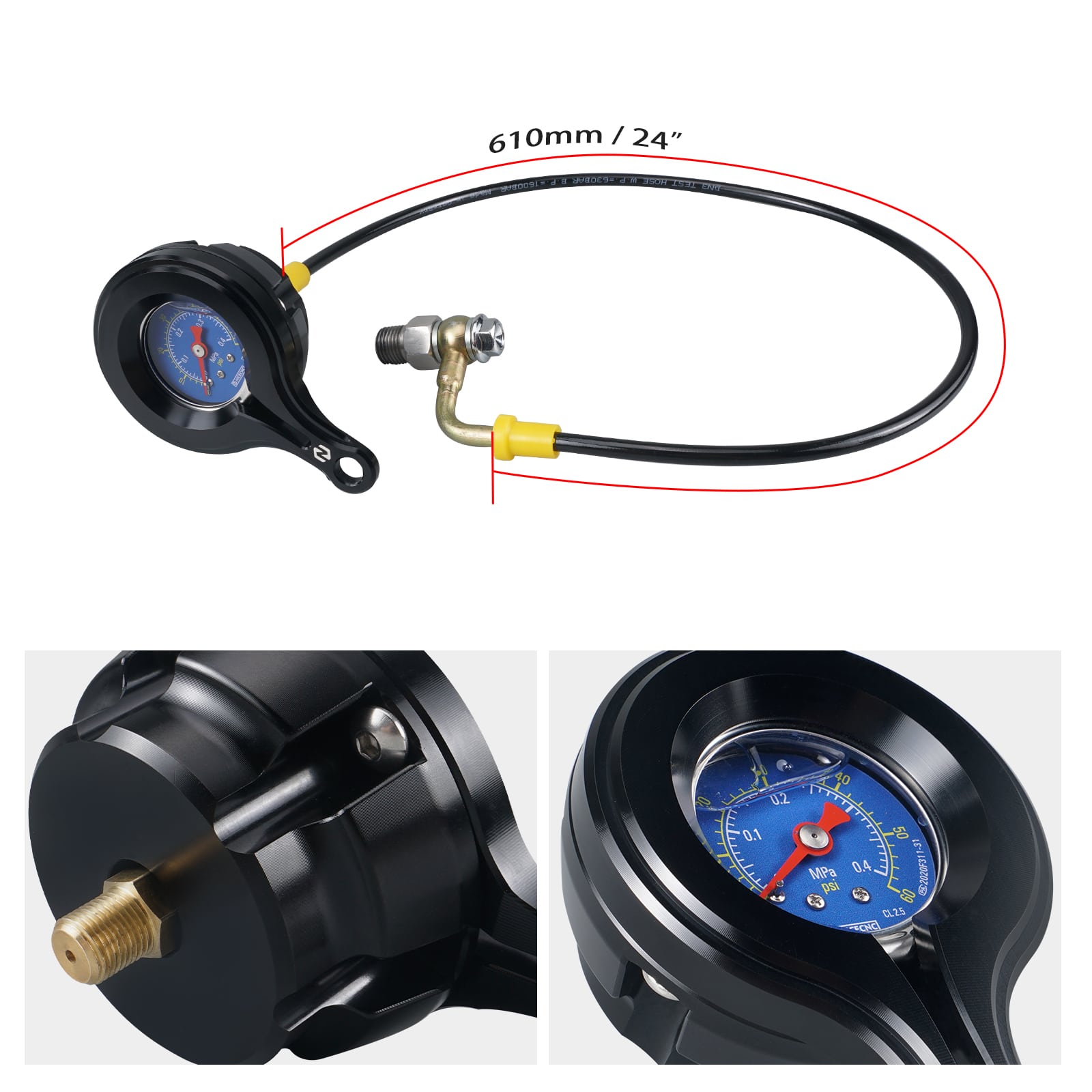 Engine Oil Pressure Gauge Kit For Harley Road King Street Glide Ultra Limited