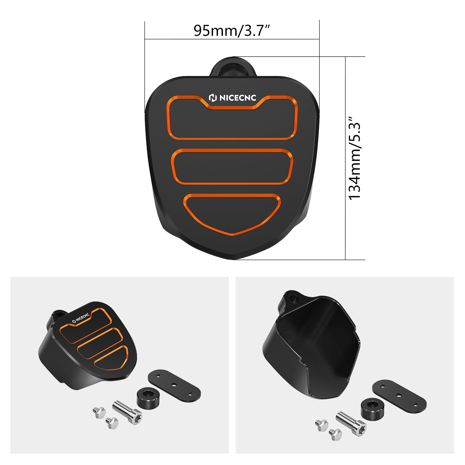 Horn Decorative Trim Cover Kit For Harley Davidson Road King Tri Glide Road Glide Street Glide