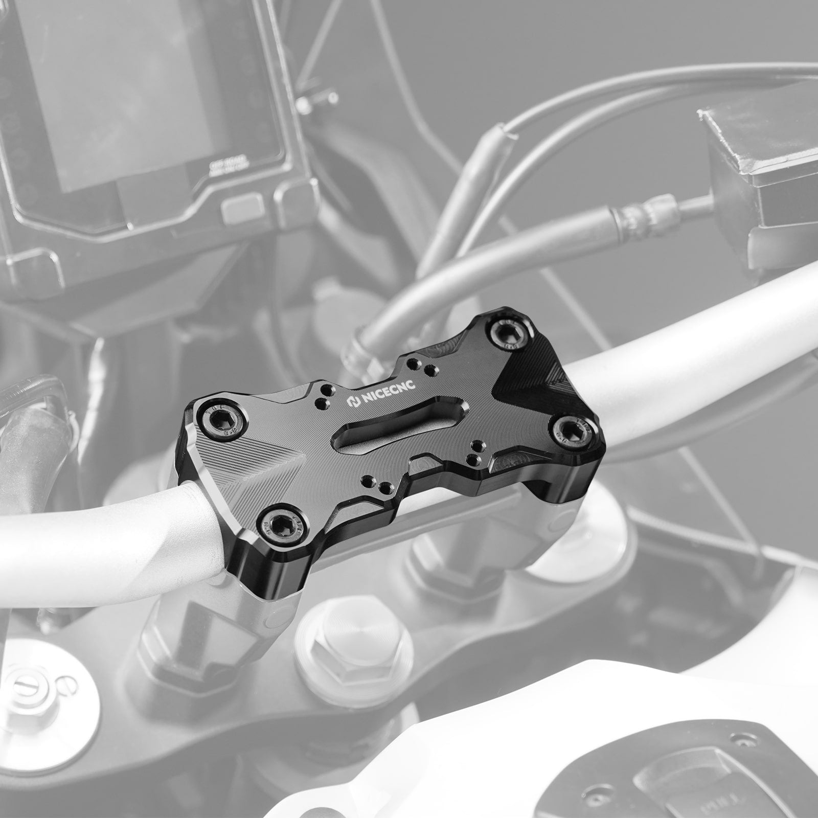 Handlebar Top Clamp with AMPS Pattern For Yamaha Tenere 700 2019-2024