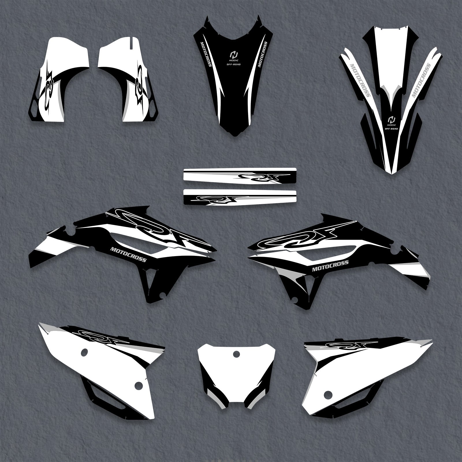 Full Graphics Decals Stickers Kit For HONDA CRF450 2021-2024