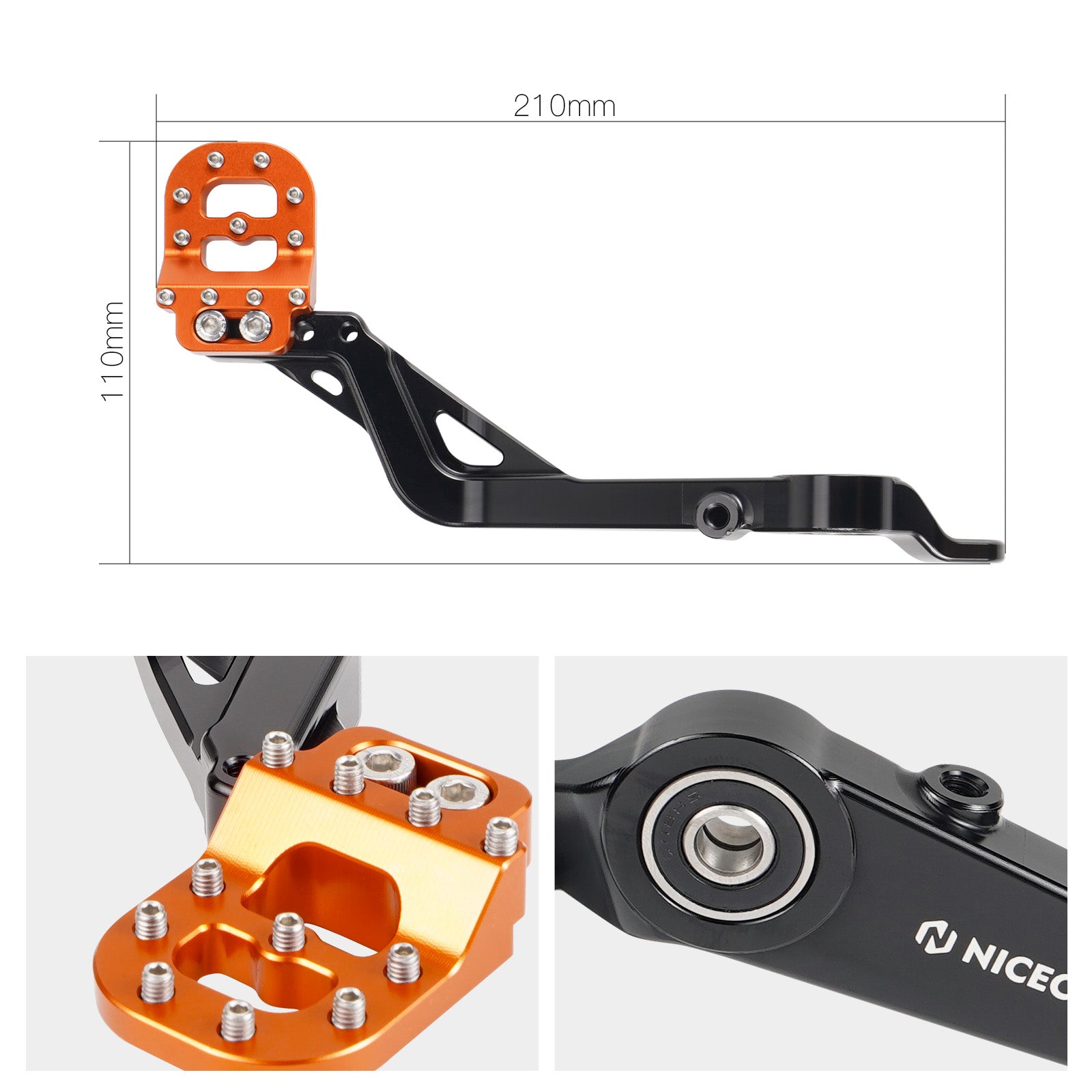 Rear Brake Pedal Lever Assly For KTM 250 390 Adventure 2020-2024