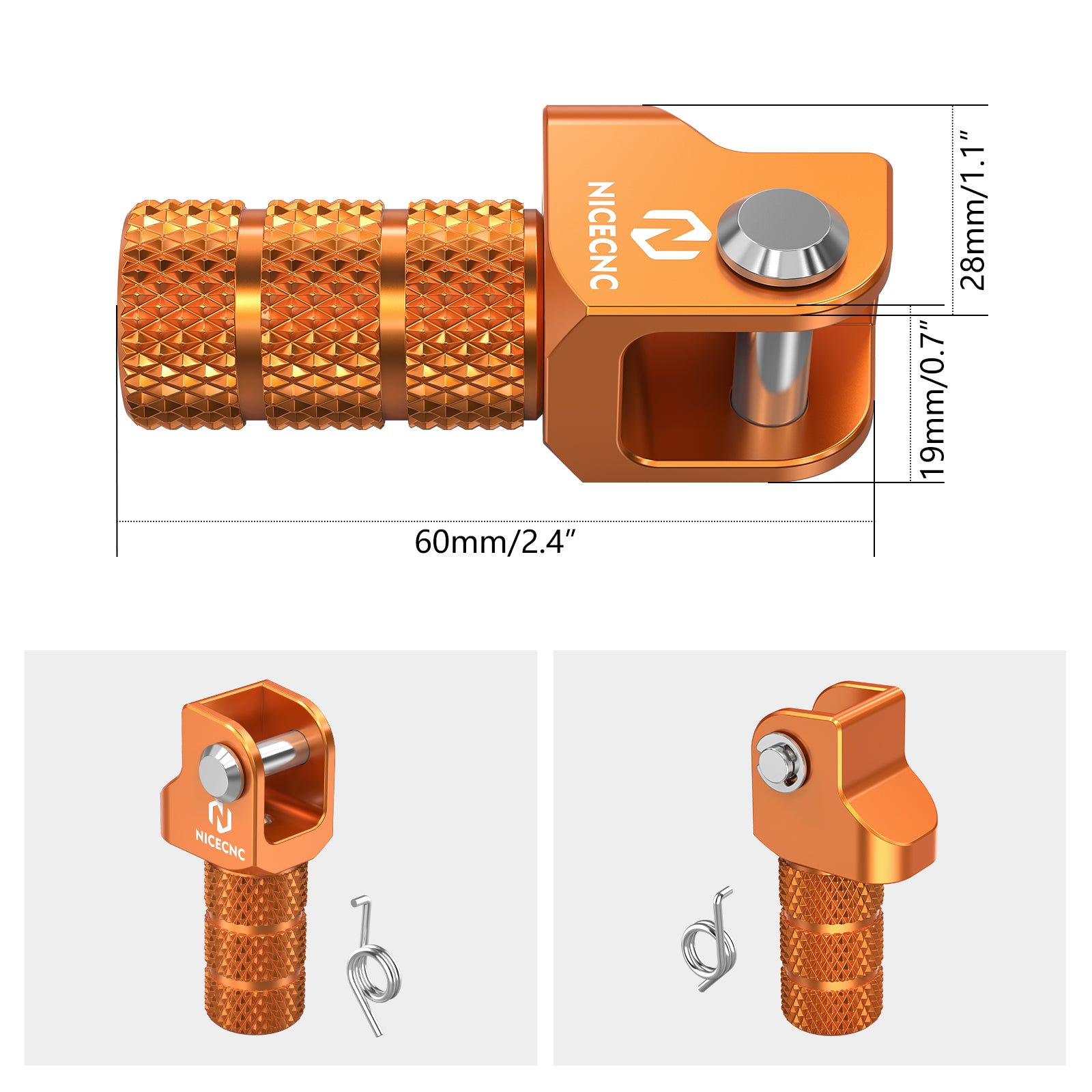 Adjustable Gear Shift Lever Tip For KTM 125-500 EXC-F XCW 690 Enduro R Husqvarna 125-501 TE/FE/TC/FC 701