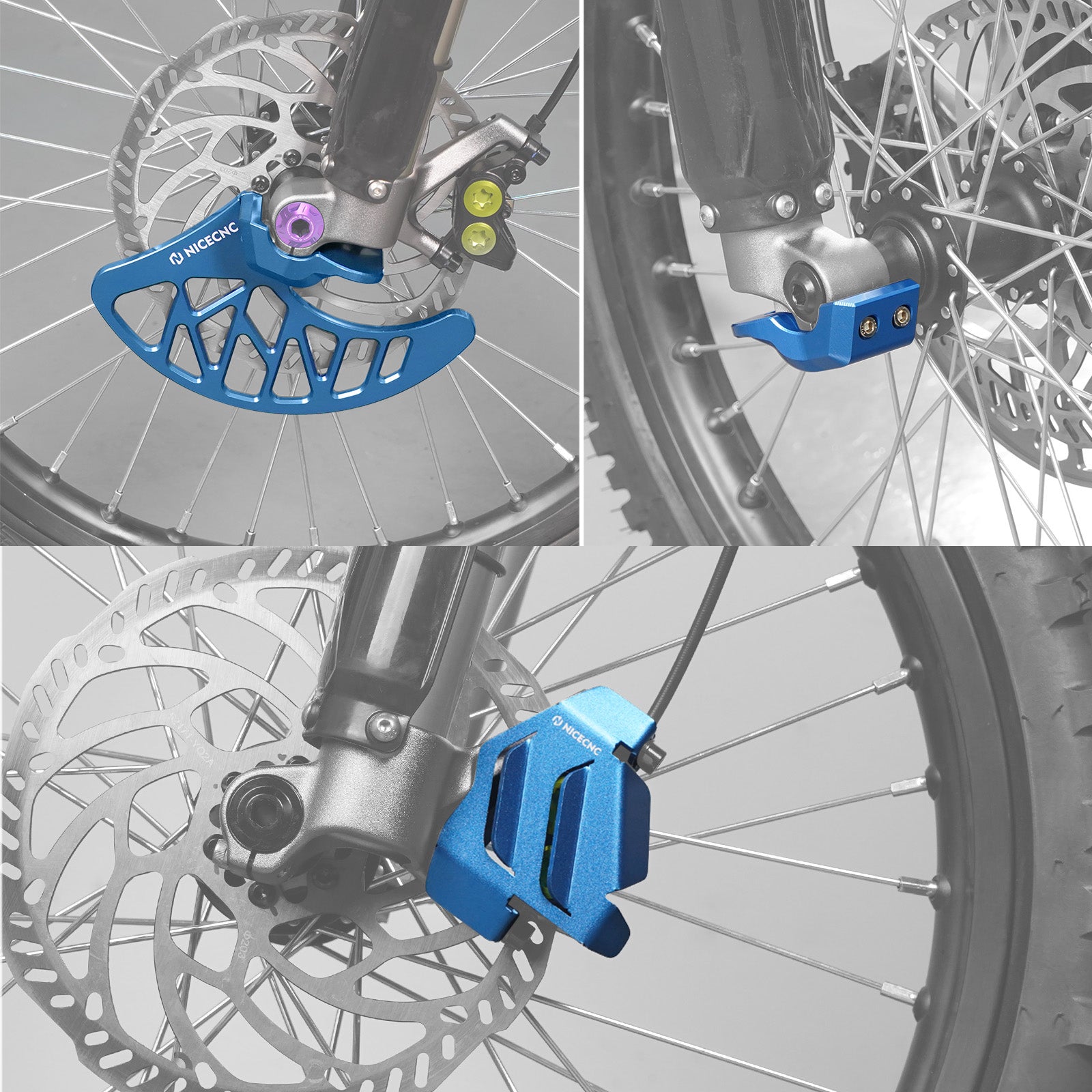 Front Brake Caliper Guard & Disc Guard For Surron Light Bee Segway X160 X260