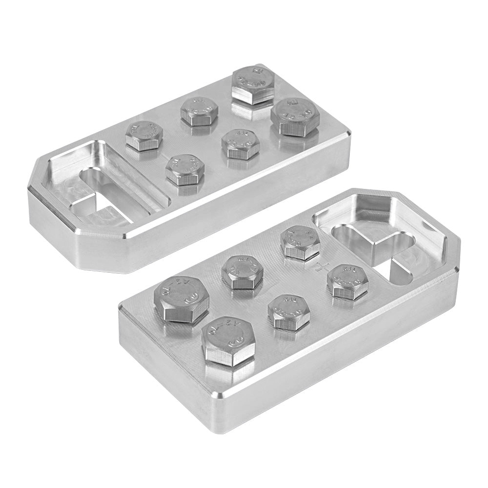 Pair of Car Audio For GA 6 Spot Flat Battery Terminals Bolt USE ONLY