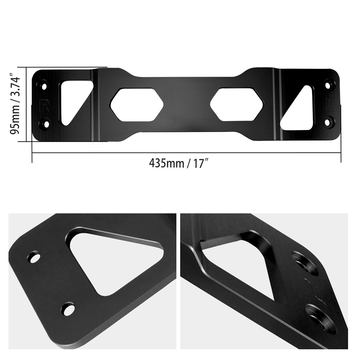 Aluminum Centre Tunnel Support Brace For VW Front Wheel Drive MQB Models