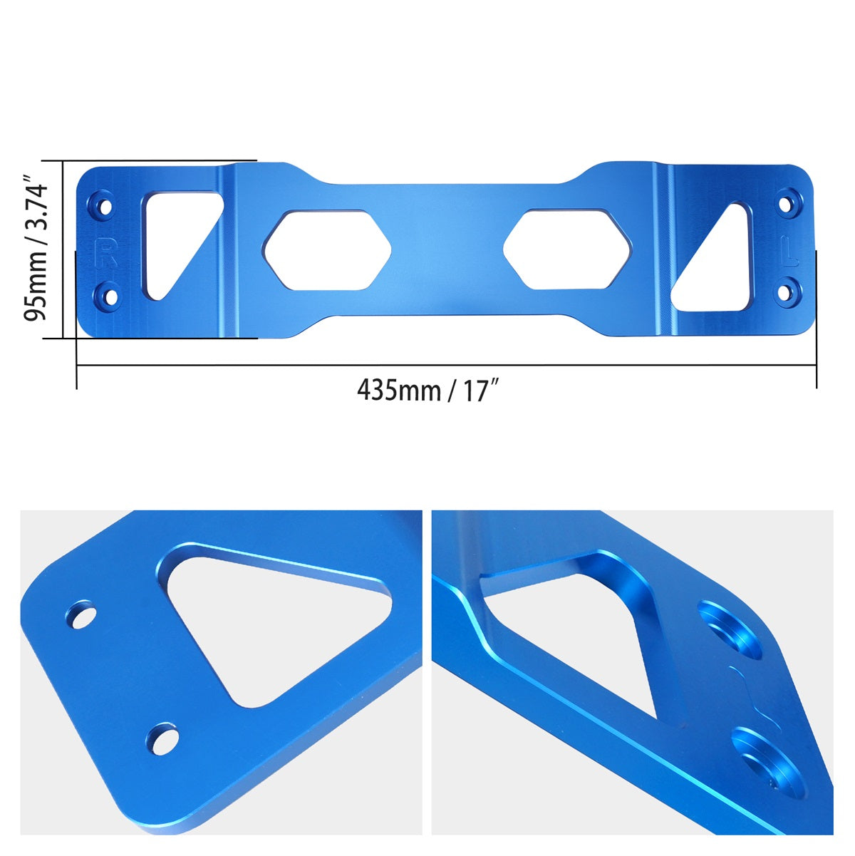 Aluminum Centre Tunnel Support Brace For VW Front Wheel Drive MQB Models