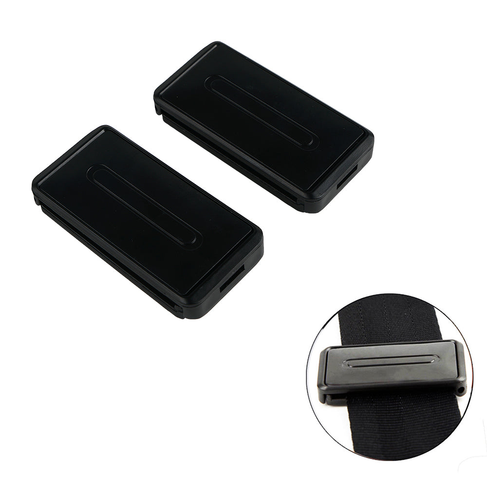 Universal Car Seat 52mm Safety Belt Tension Adjuster Clips Clamp Stopper Buckle