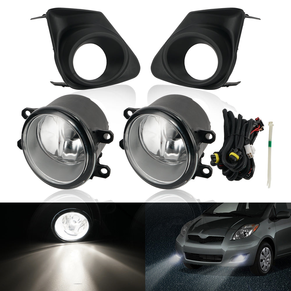 Front Bumper Driving Fog Light w/ Bezel Switch For Toyota Corolla 2011 2012 2013