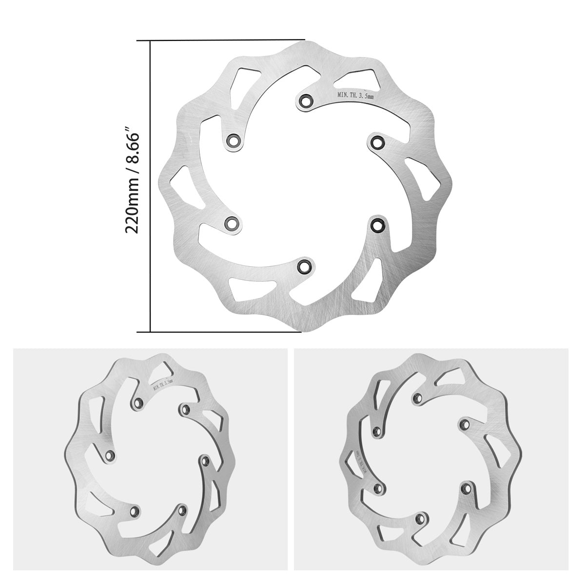 Rear Brake Disc Rotor For KTM 350 500 EXC-F 1994-2022