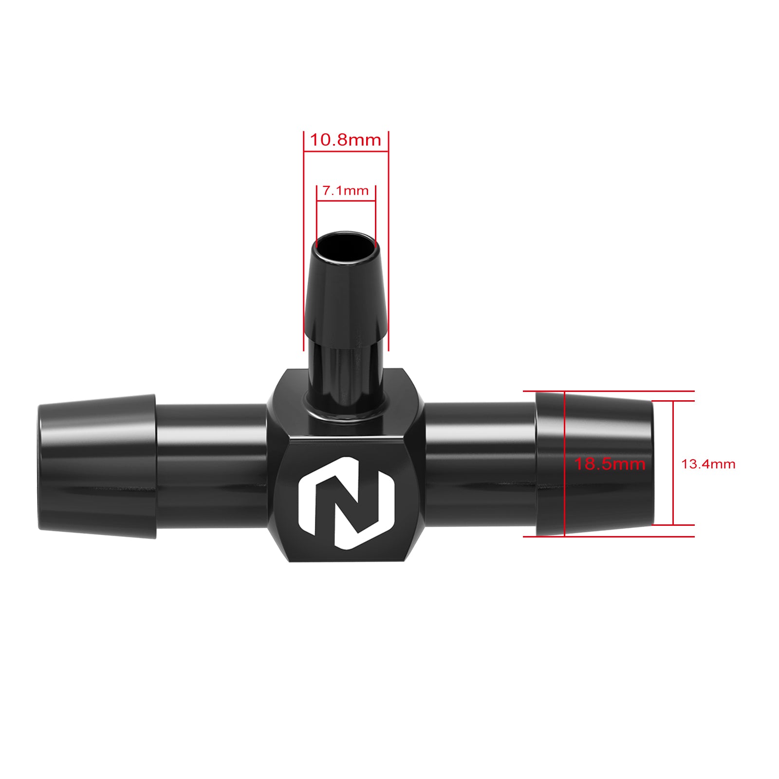 UTV Cooling Pipe Line Radiator Coolant T Fitting For Can-Am X3 2017-2023