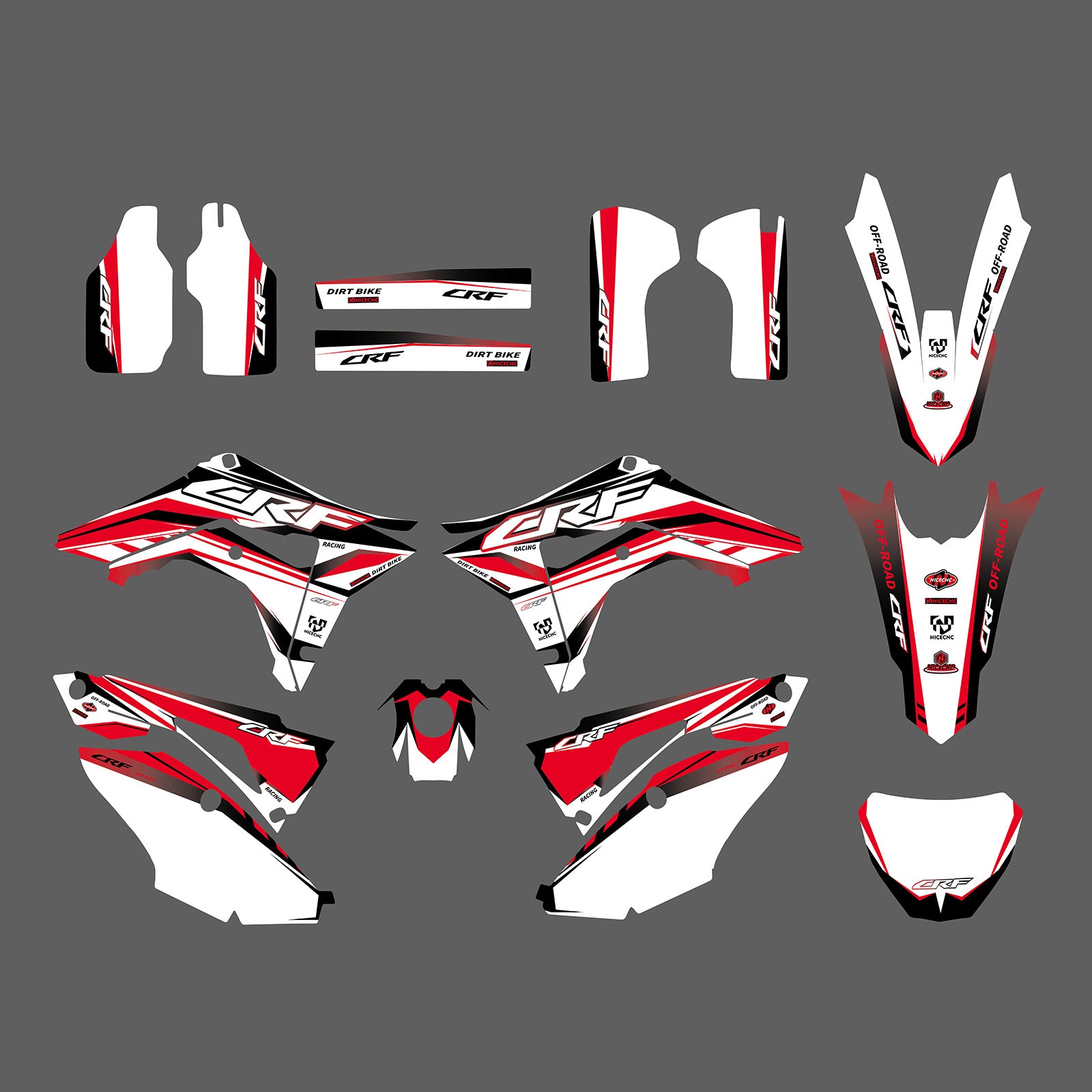 Motorcycle Decals Stickers Graphic Set For HONDA CRF250 2018-2021 CRF450 17-20