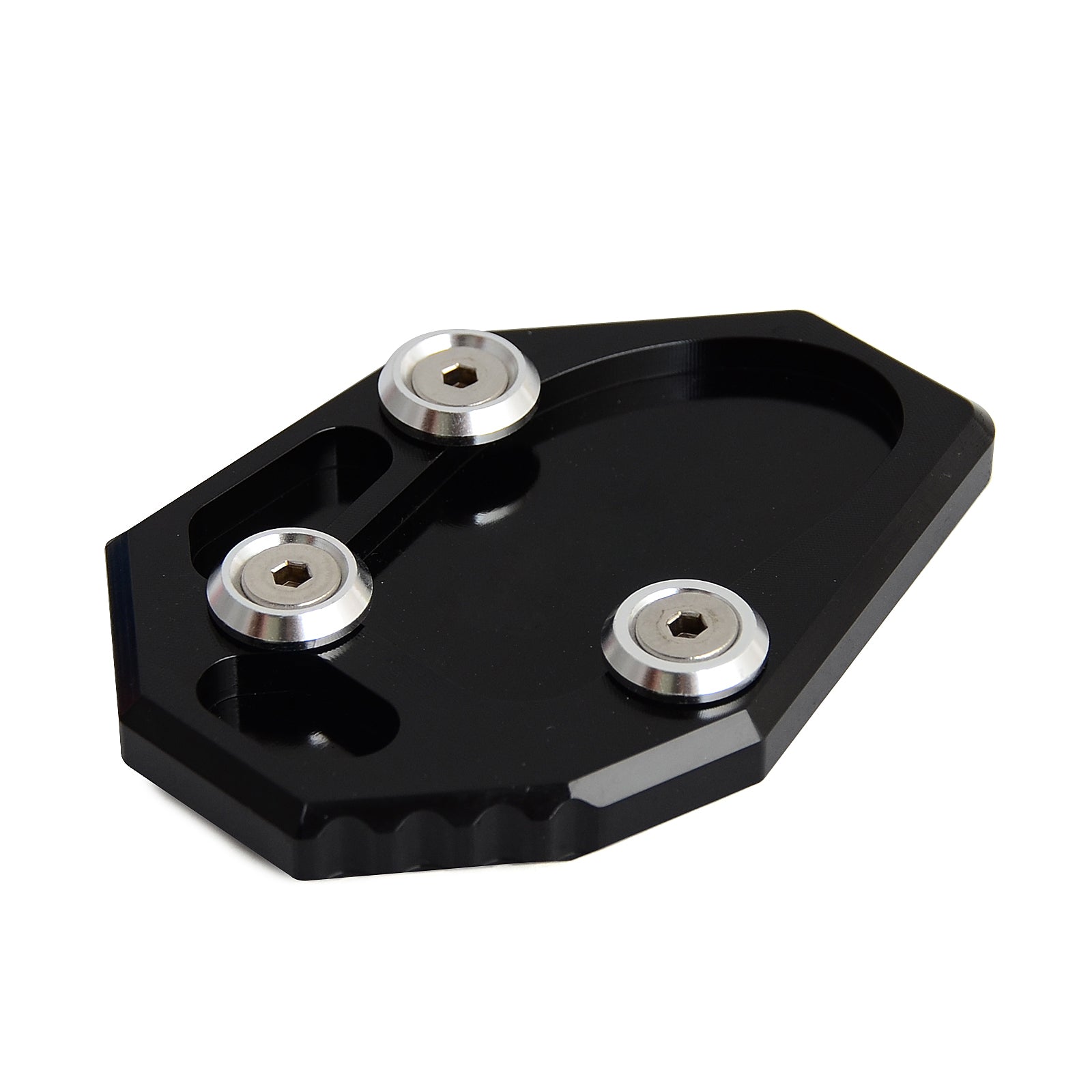 Kickstand Side Stand Extension Plate Pad for Yamaha FZ6-S2 ABS 2004-2009