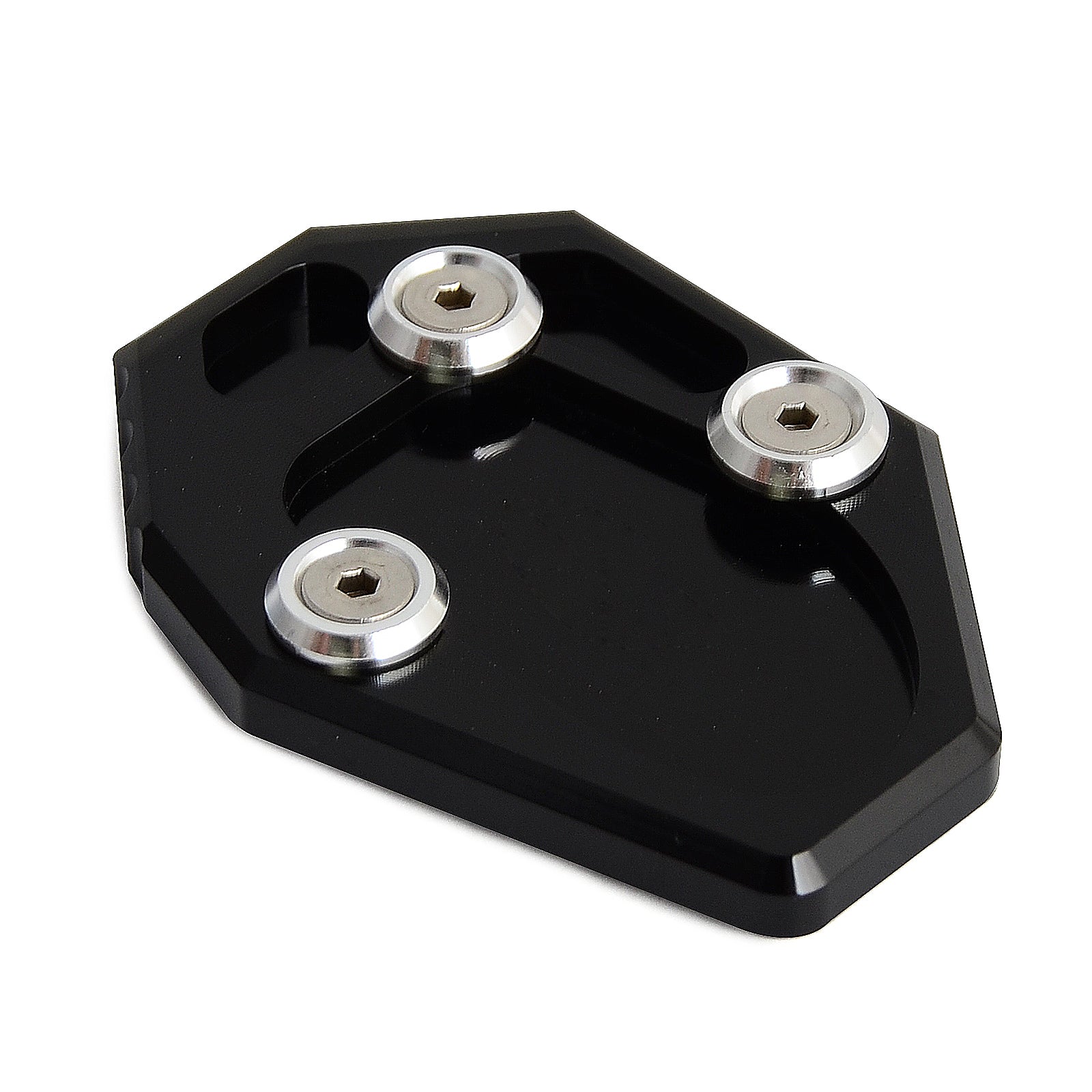 Kickstand Side Stand Extension Plate Pad for Yamaha FZ6-S2 ABS 2004-2009