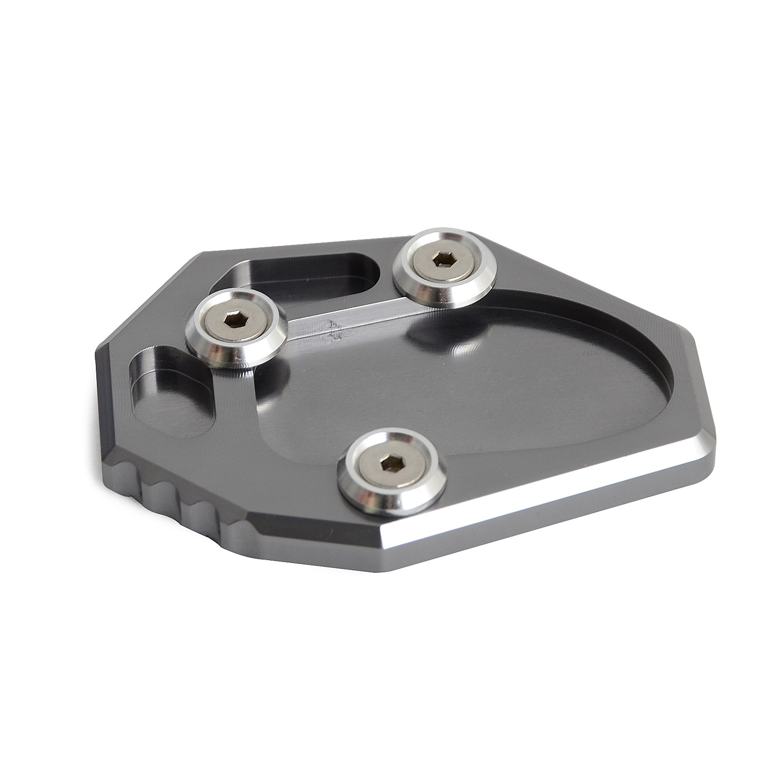 Kickstand Side Stand Extension Plate Pad for Yamaha FZ6-S2 ABS 2004-2009