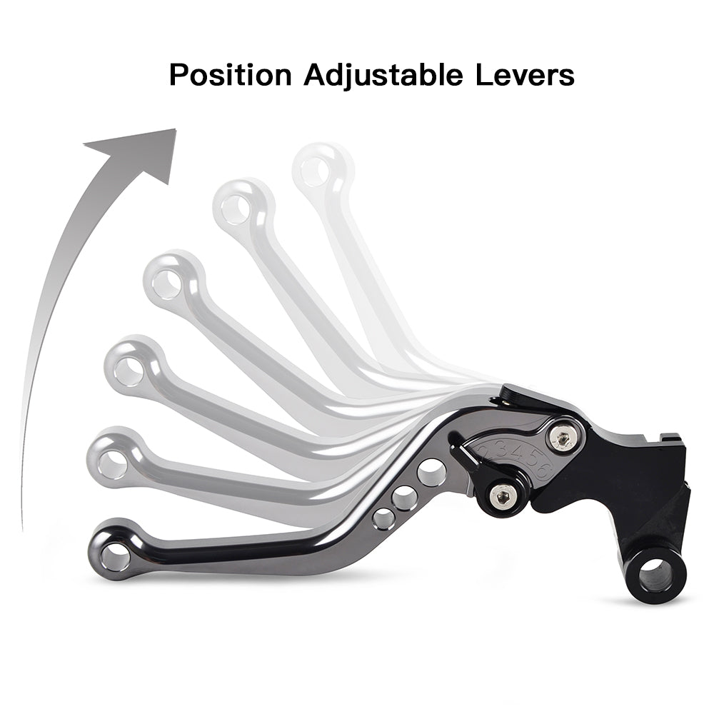 Adjustable Short Brake Clutch Levers For Honda CBR900RR VTX1300 CBR600