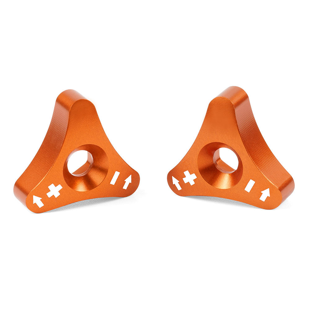 Front 48mm Fork Shock Absorber Adjusters Knob Bolts For KTM Husqvarna Beta