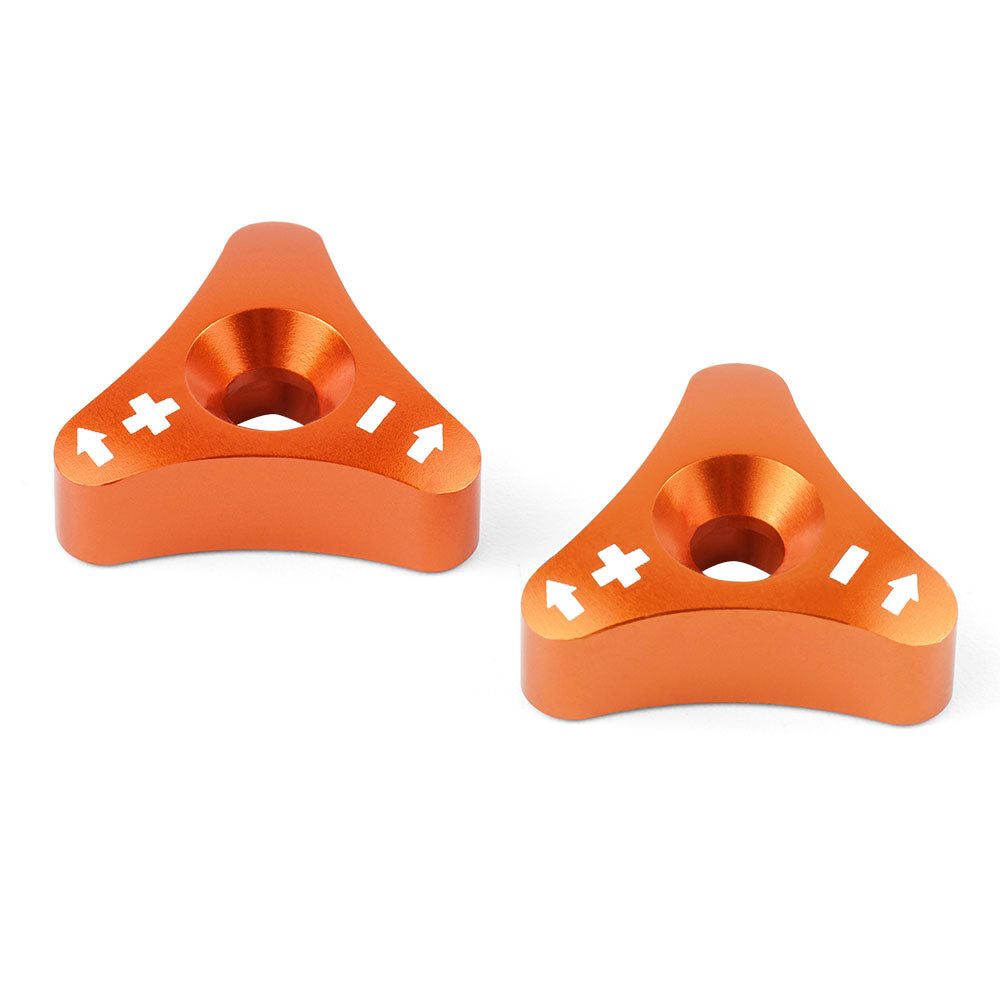 Front 48mm Fork Shock Absorber Adjusters Knob Bolts For KTM Husqvarna Beta