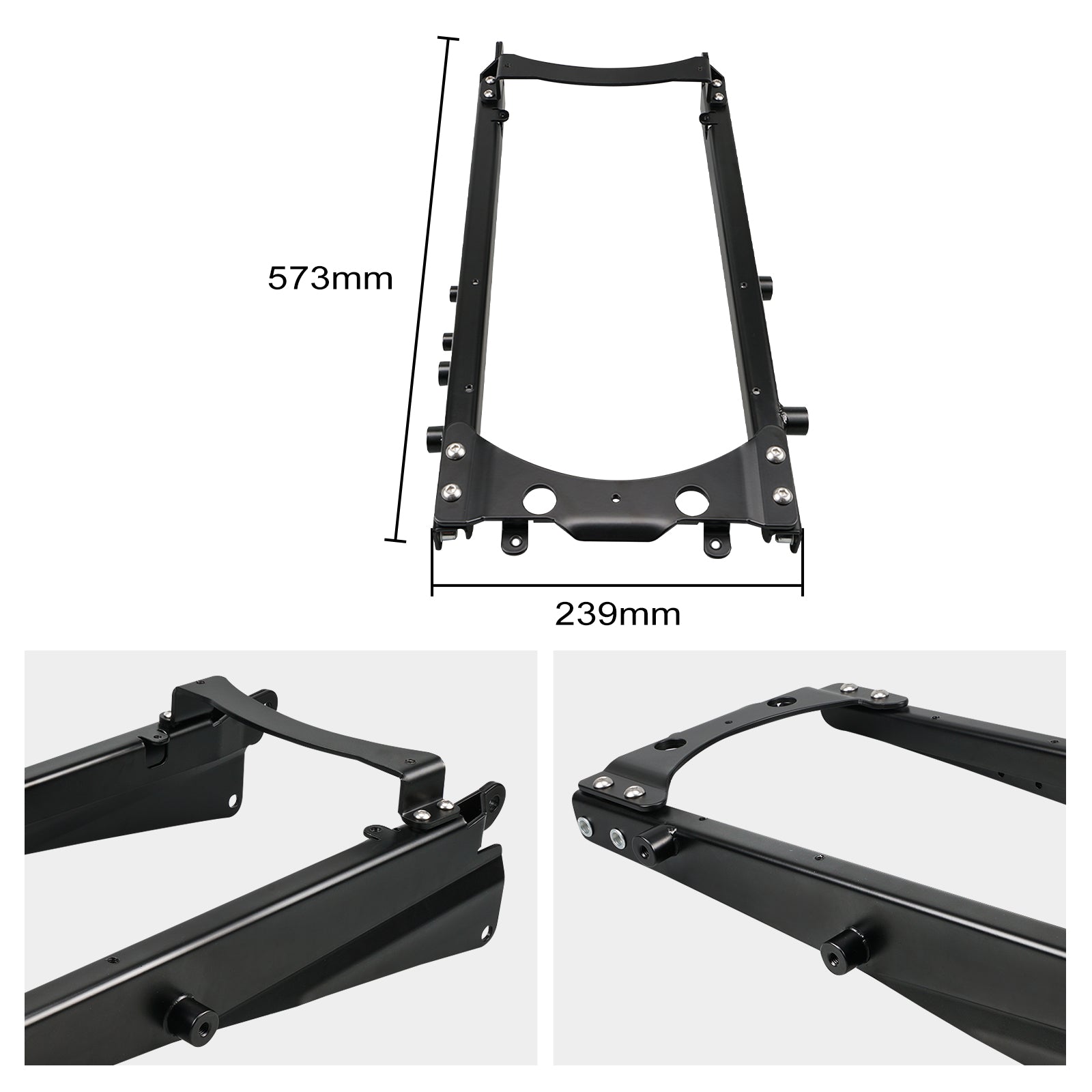 ATV Rear Frame Subframe Sub Frame For Yamaha YFZ450R 2009-2024