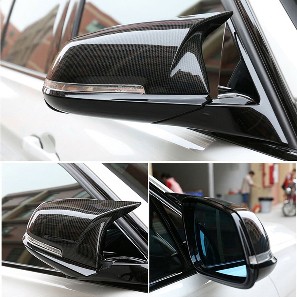 M-Style Carbon Fibre Mirror Caps Fit For BMW 5 Series F10 LCI