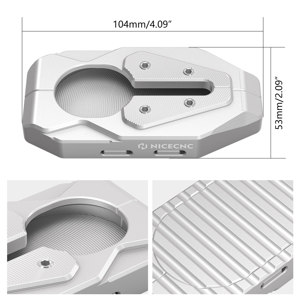 Side Stand Enlarger For BMW R1200GS 2016-2018 R1250GS 2019-2023