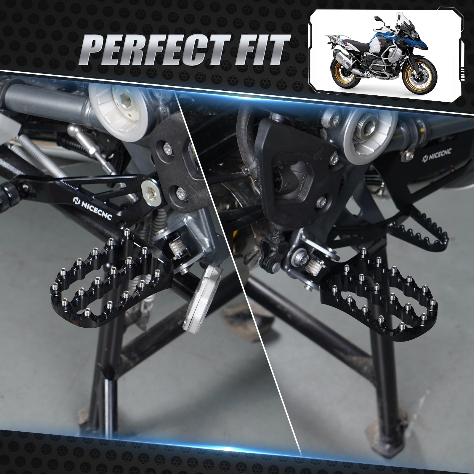 Bike Foot pegs | Motorcycle Brake Pedal | Bud Footpegs |
