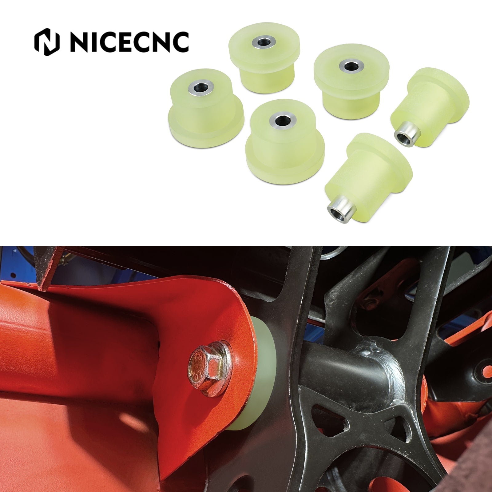 UTV Poly Engine Mounts Polyurethane Bushings Kit For Can Am X3 2017-2019