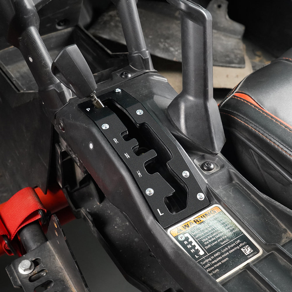 UTV Shifter Gate Plate Panel For Can-Am Maverick X3 2017-2023