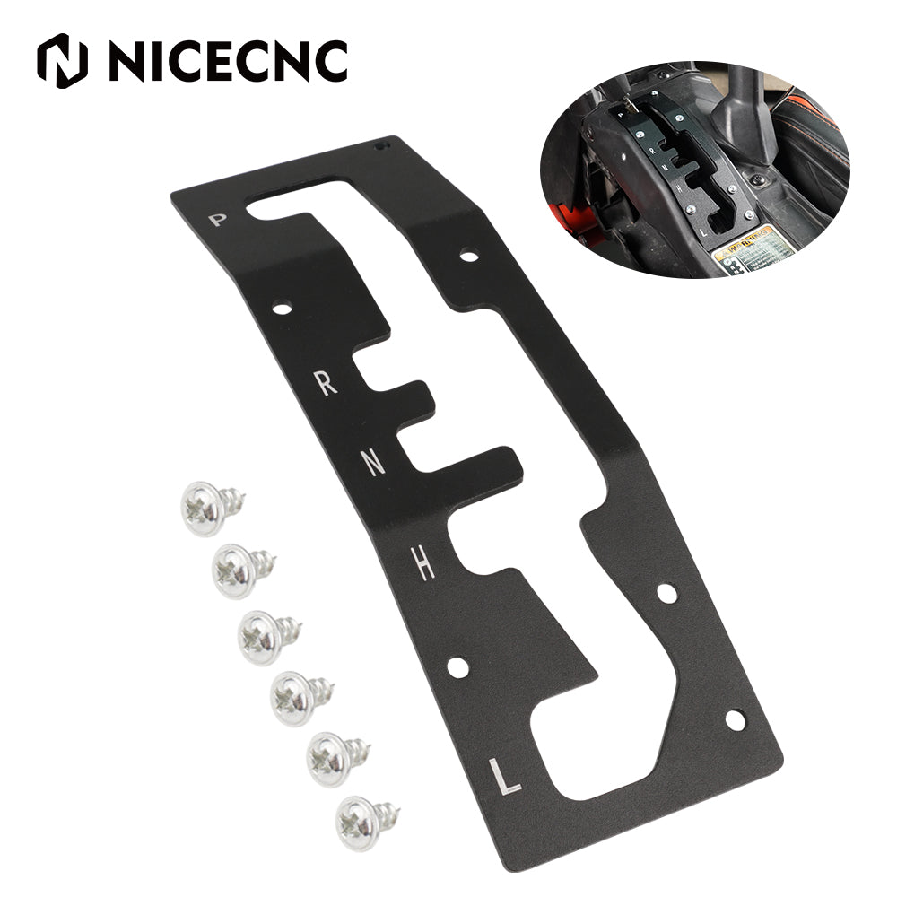 UTV Shifter Gate Plate Panel For Can-Am Maverick X3 2017-2023