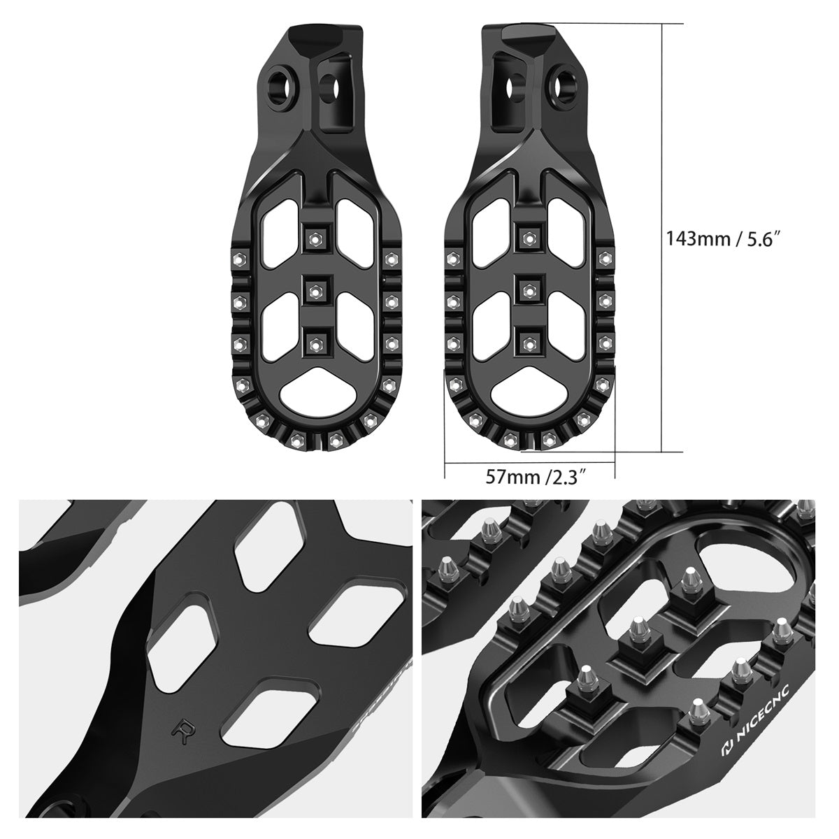 Forged Foot Pegs For KTM 350 500 EXC-F 2024