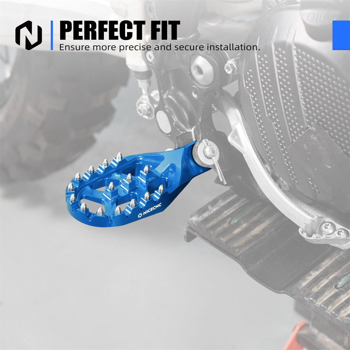 Forged Foot Pegs For KTM 2023-2024 XC/XCF/SX/SXF 125-500 Husqvarna FC/TC/FX/TX 125-501