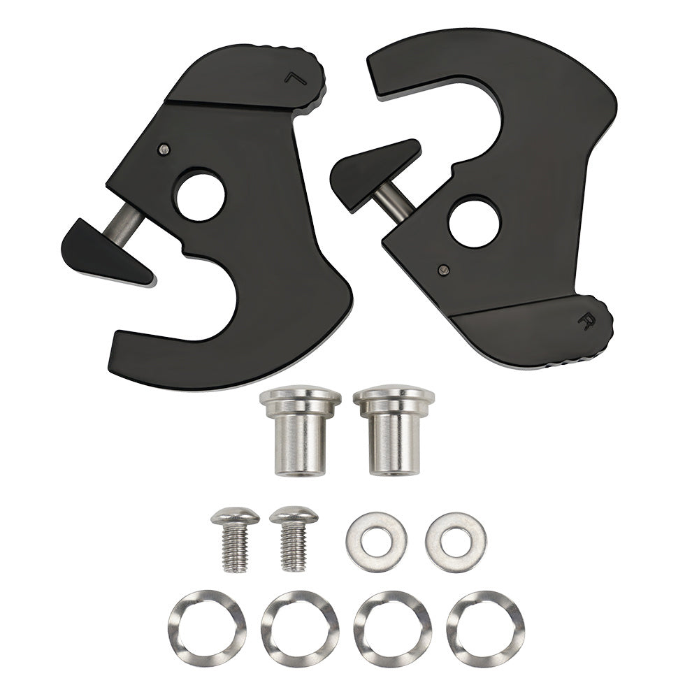 Sissy Bar Luggage Rack Rotary Docking Latch Clip Kit For Harley Road King Road Glide