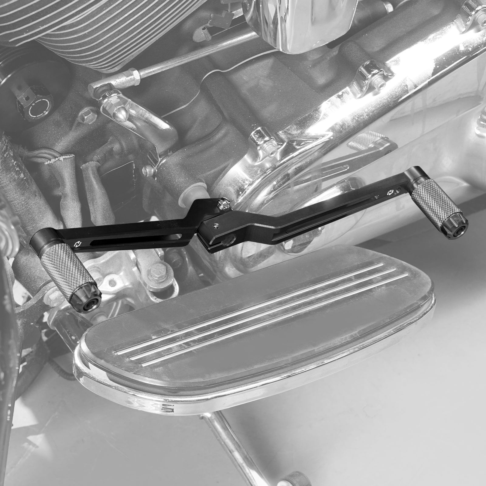 Extended Heel Toe Gear Shift Levers Kit For Harley Road King Electra Street Glide