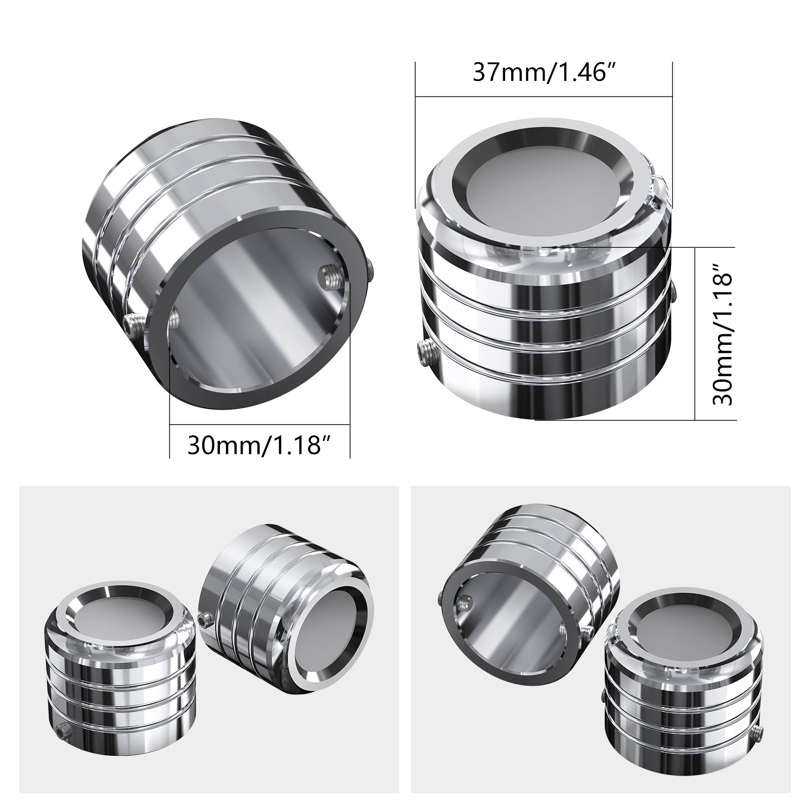 Chrome-Plating Front Axle Nut Covers For Harley Sportster 1200 Iron 883 Forty Eight